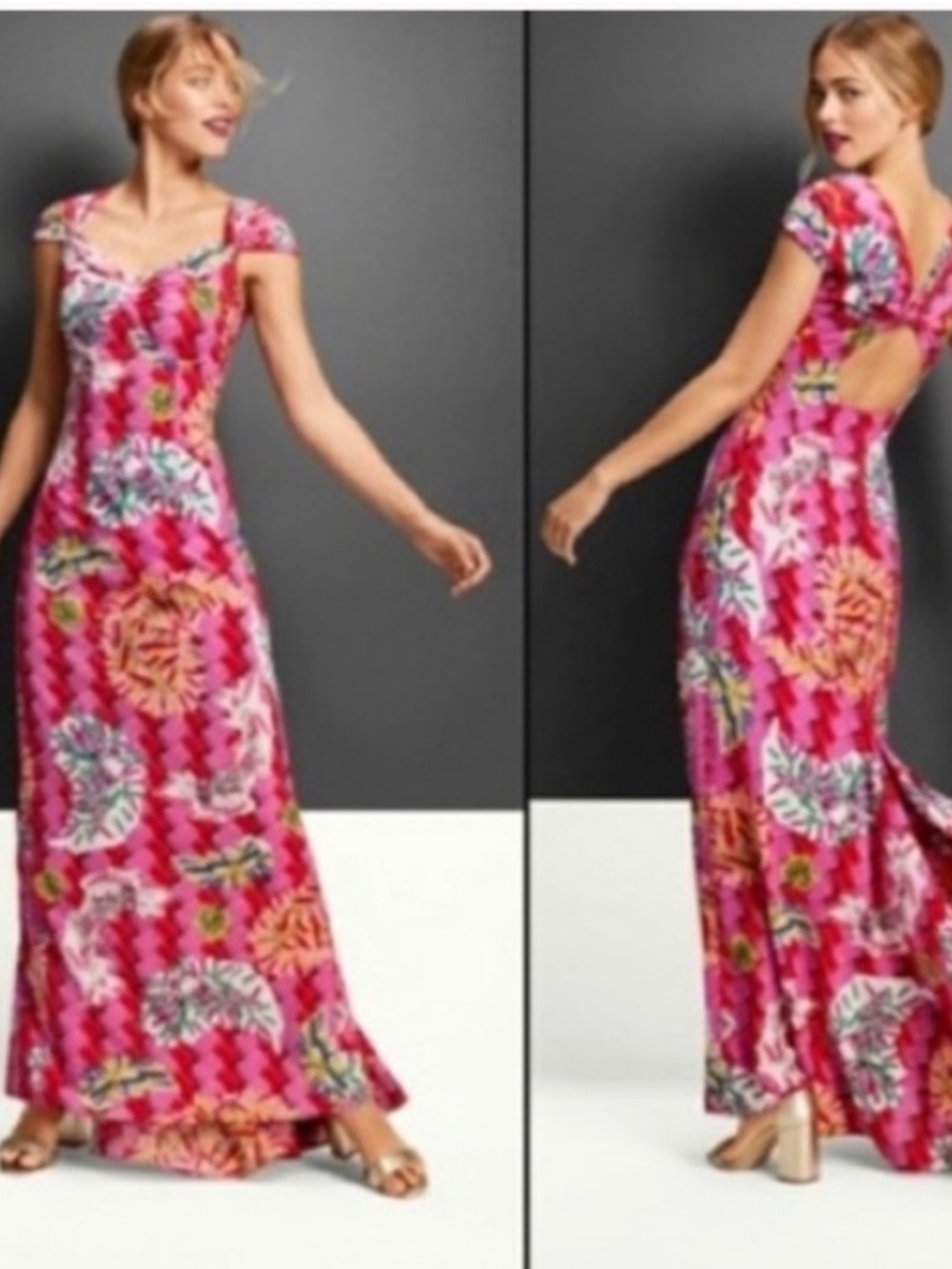 NWT Zac Posen for Target Colorful Maxi Dress 4
